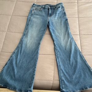 American Eagle Outfitters Light Blue Flare Jeans